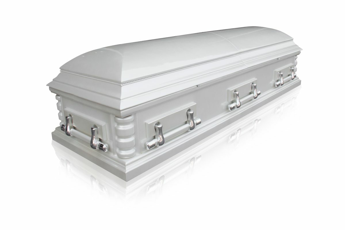 <span style="font-weight: normal;">Гроб двухкрышечный "Хьюстон" жемчуг</span>