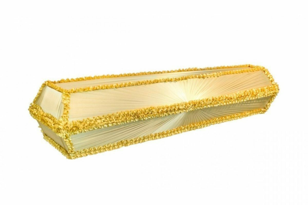 <span style="font-weight: normal;">Гроб обитый тканью "Луч" Атлас</span>