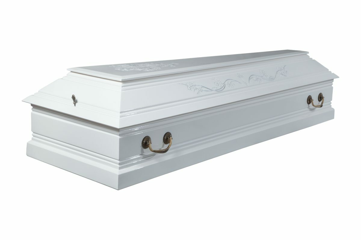 <span style="font-weight: normal;">Гроб "Лоза" 4 гранный Белый</span>