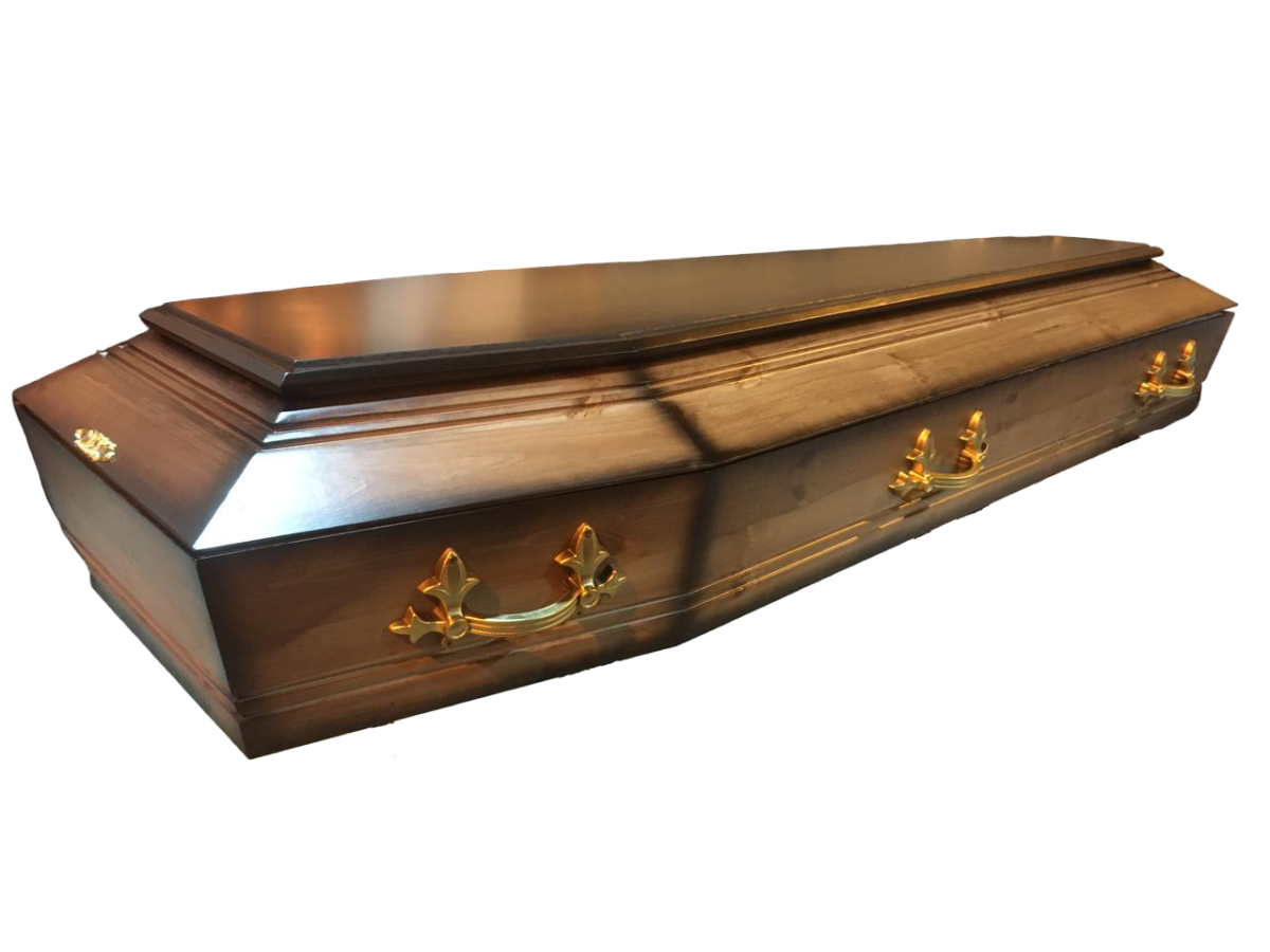 <span style="font-weight: normal;">Гроб "ТРУНА" 6 гранный колода (полуторный)</span>